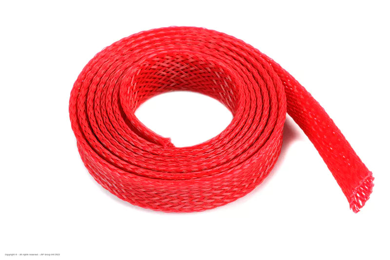Revtec - Kabel beschermhoes – Gevlochten – 10mm – Rood – 1m