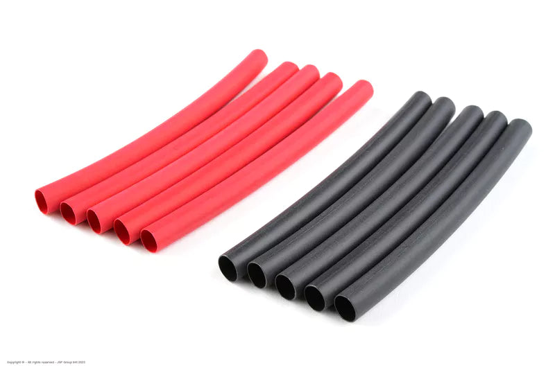 Revtec - Shrink Tubing - 4.7mm - Red + Black - 10 pcs
