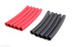 Revtec - Shrink Tubing - 6.4mm - Red + Black - 10 pcs