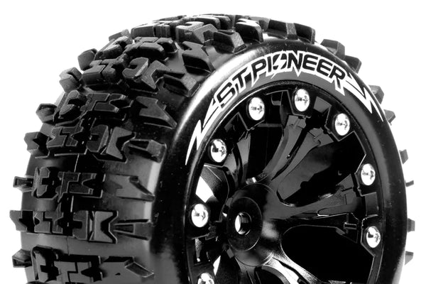 Louise RC - ST-PIONEER - 1-10 Stadium Truck Tire Set - Hex 14mm - LR-T3227SBM