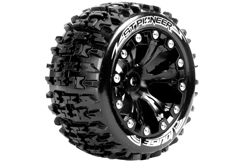 Louise RC - ST-PIONEER - 1-10 Stadium Truck Tire Set - Hex 14mm - LR-T3227SBM