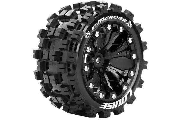 Louise RC - ST-Mcross - 1-10 Stadium Truck Tire Set - Hex 14mm - LR-T3272SBM