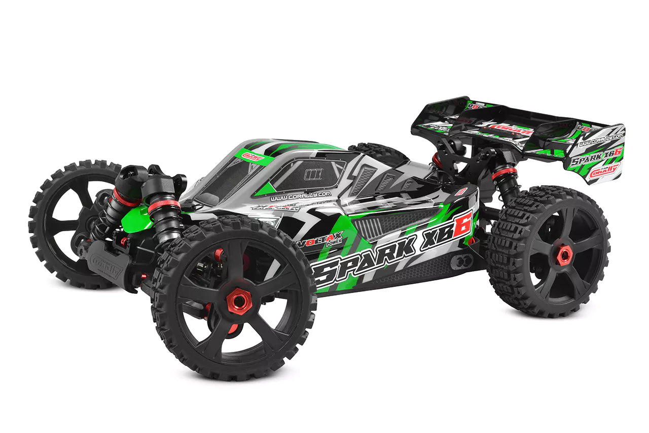 Team Corally SPARK XB-6 - Brushless 6S Buggy RTR (groen)