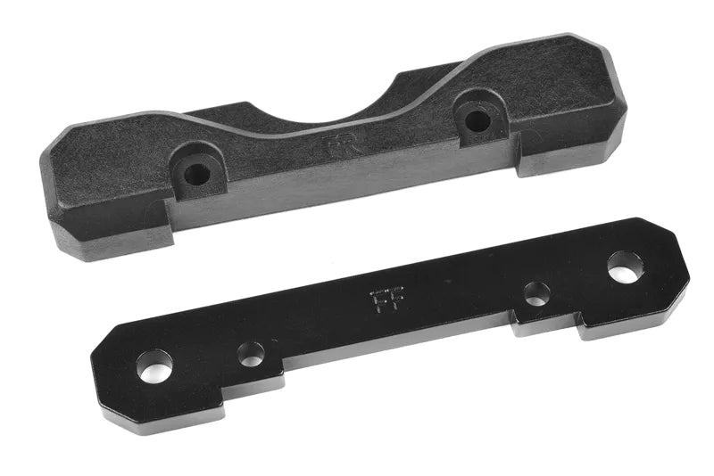 Team Corally C-00180-974 - Suspension Arm Mount - FR - Alu. 4mm - Composite Cover - 1 Set