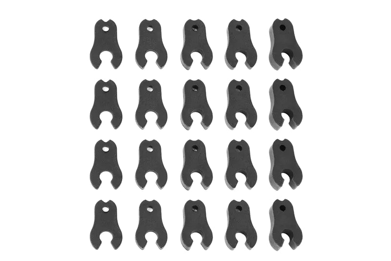 Team Corally C-00180-109 - Caster Clips Set - 1 to 4.5mm - 1 Set
