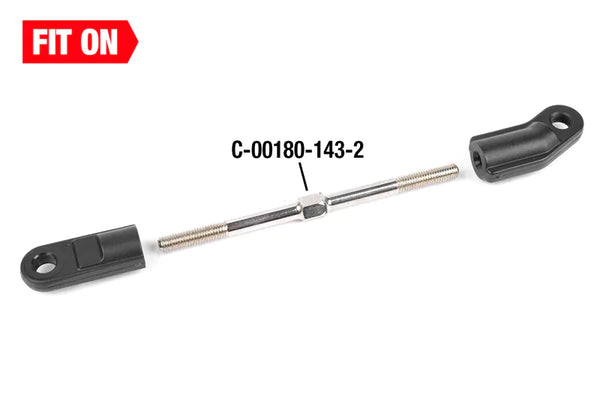 Team Corally C-00180-903 - HD Steering Ball Joint - M5 - 1 Set