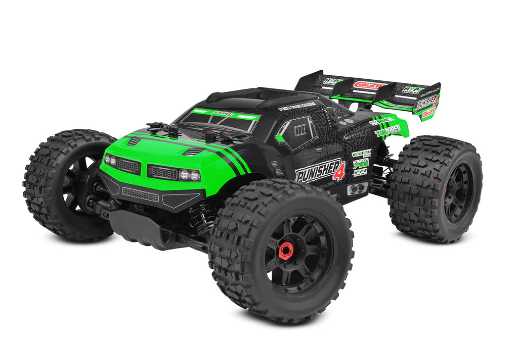 Team Corally Punisher 4 - Brushless 4S Monster Truck RTR (groen)