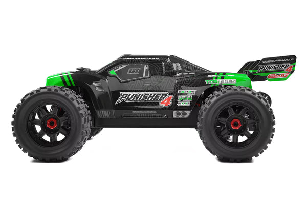 Team Corally Punisher 4 - Brushless 4S Monster Truck RTR (groen)