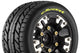 Louise ST-Rocket - Traxxas Mini Maxx / XRT banden met zwarte velg. Offset 0 & 1/2, Hex 12 mm