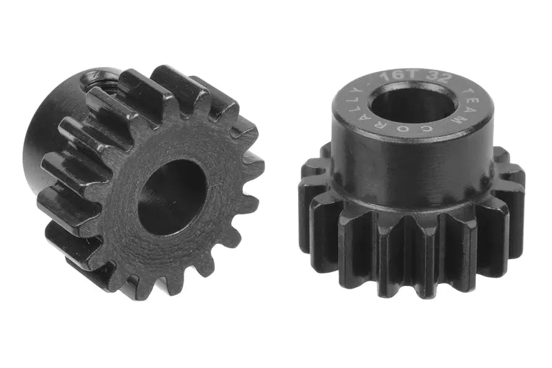 Team Corally - 32 DP Pinion – Short – Hardened Steel – 16 Teeth - dia. 5mm
