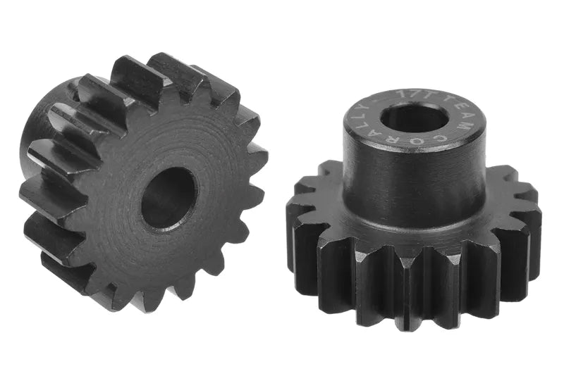 Team Corally - M1.0 Pinion - 17T - Hardened Steel - Shaft dia. 5mm