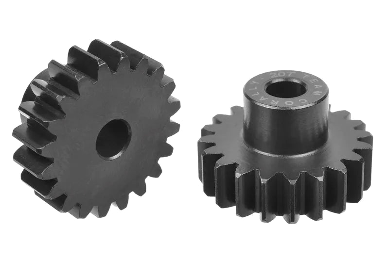 Team Corally - M1.0 Pinion - 20T - Hardened Steel - Shaft dia. 5mm