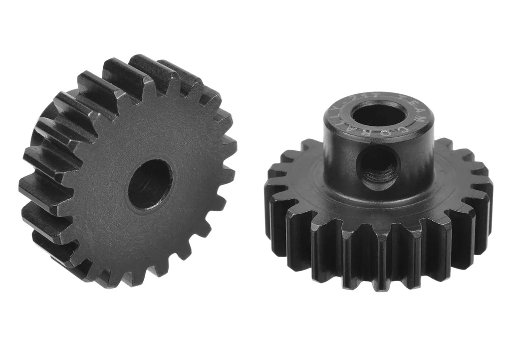 Team Corally - M1.0 Pinion - 21T - Hardened Steel - Shaft dia. 5mm