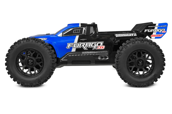 Team Corally Furago XD - 1/12 Monster Truck RTR - Blauw (incl. accu & lader)