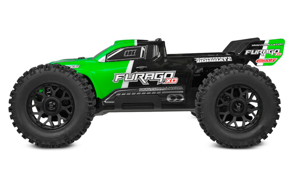 Team Corally Furago XD - 1/12 Monster Truck RTR - groen (incl. accu & lader)