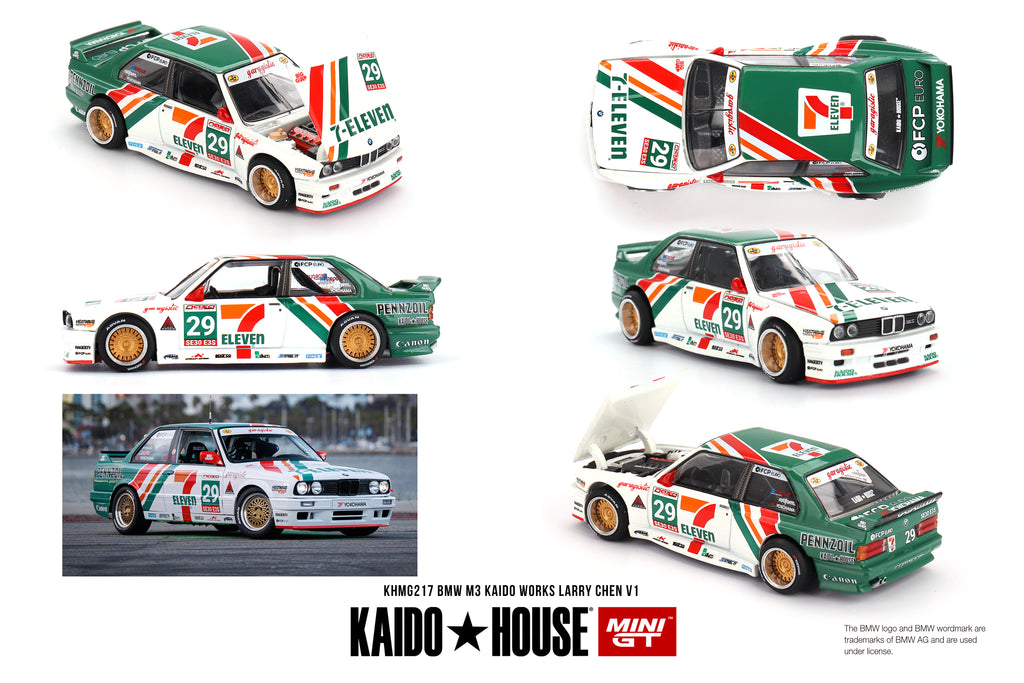KAIDO HOUSE X MINI GT 0217 - BMW M3 KAIDO WORKS LARRY CHEN V1
