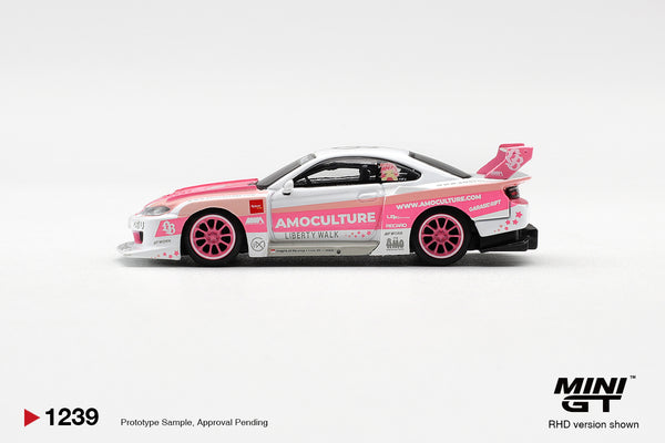 MINI GT 1239 - Nissan SILVIA (S15) LB-Super Silhouette AMOCULTURE