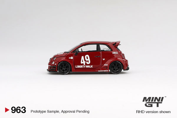 MINI GT 0963 - LB-WORKS x Abas Works ABARTH 595 Red