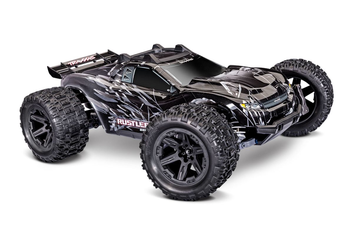 Traxxas Rustler 4X4 VX3 HD Brushless - Zwart