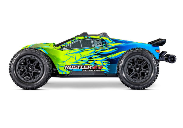 Traxxas Rustler 4X4 VX3 HD Brushless - Groen