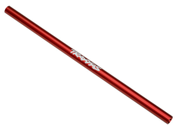 Traxxas TRX6765R - Driveshaft, center, 6061-T6 aluminum (red-anodized) (189mm)