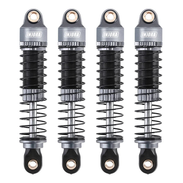 INJORA 4M-24GL-4 -   INJORA 53mm Aluminum Threaded Oil Shocks for 1/18 TRX4M