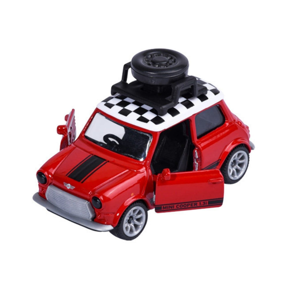 Majorette Mini Deluxe Cars - Mini Cooper 1.3l rood