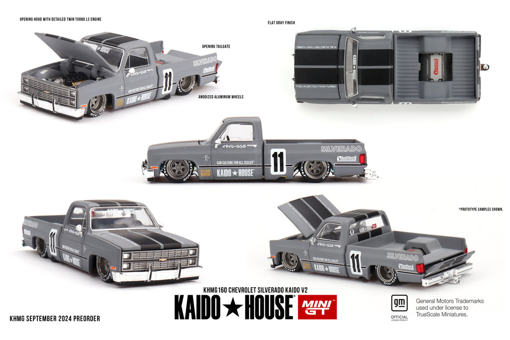 KAIDO HOUSE X MINI GT 0160 - Chevrolet Silverado KAIDO V2