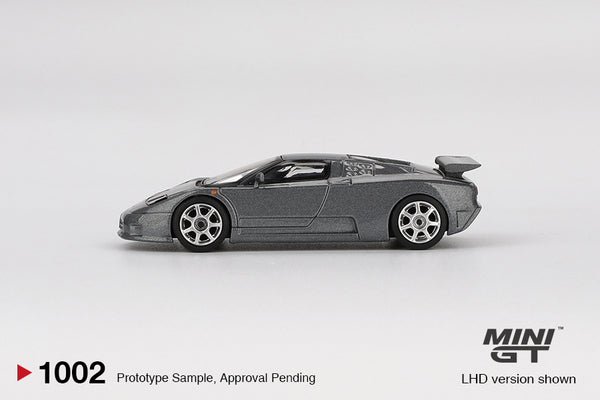 MINI GT 1002 - Bugatti EB110 Super Sport Grigio Scuro
