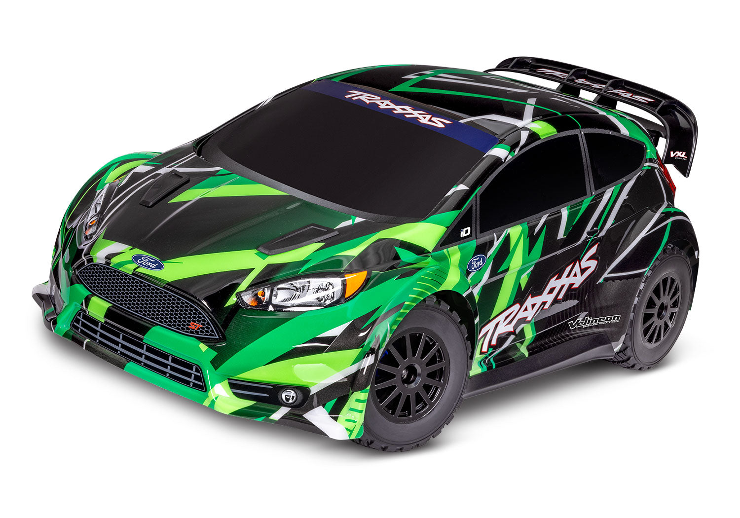 Traxxas Ford Fiesta ST Rally VXL  - Groen