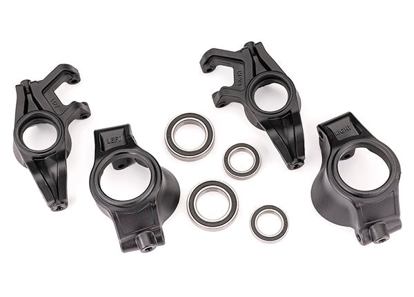 Traxxas TRX7836X - Steering blocks, left & right/ caster blocks (c-hubs), left & right