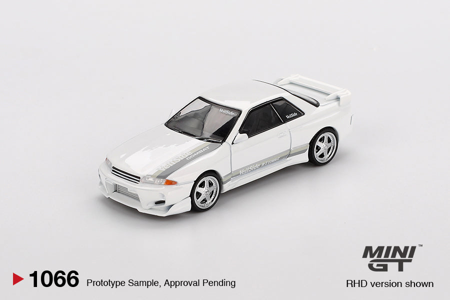 MINI GT 1066 - Nissan Skyline GT-R (R32) VeilSide Combat C-I White
