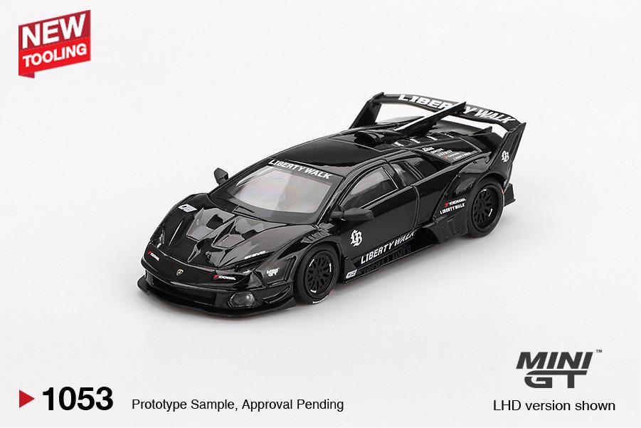 MINI GT 1053 - Lamborghini LB-Silhouette WORKS MURCIELAGO GT Evo Black (blister)