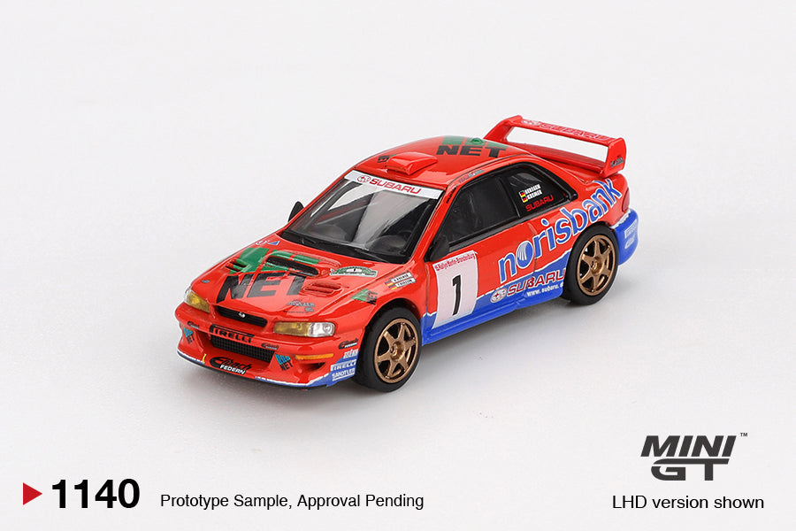 MINI GT 1140 - Subaru Impreza WRC97 #1 1999 DRM Champion