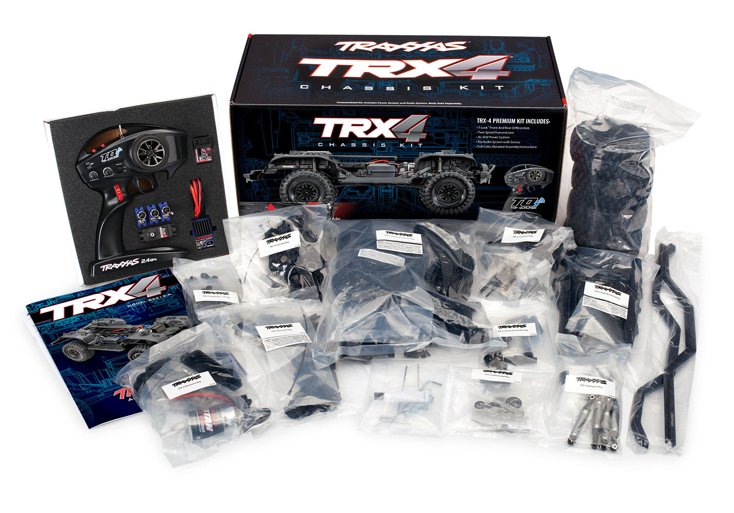 TRAXXAS TRX-4 KIT CLIPLESS CRAWLER TQI