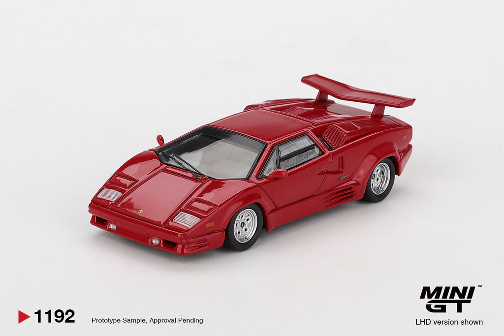 MINI GT 1192 - Lamborghini Countach 25th Anniversary Red