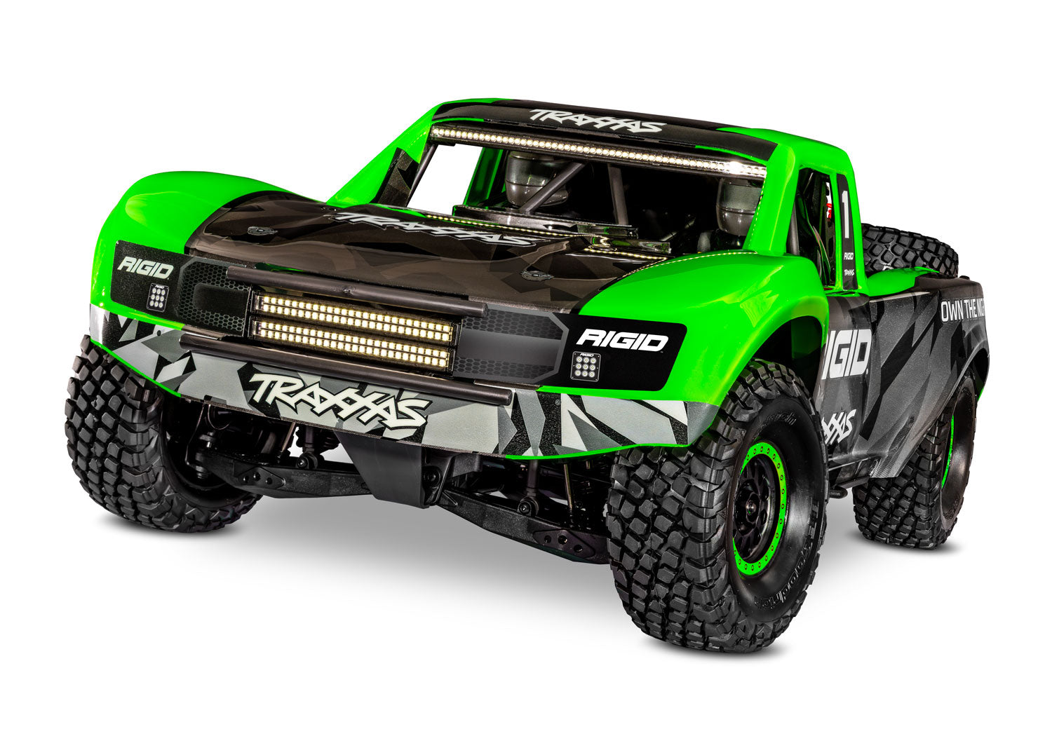Traxxas Unlimited Desert Racer 4WD VXL-6S - Rigid  (groen / zwart)