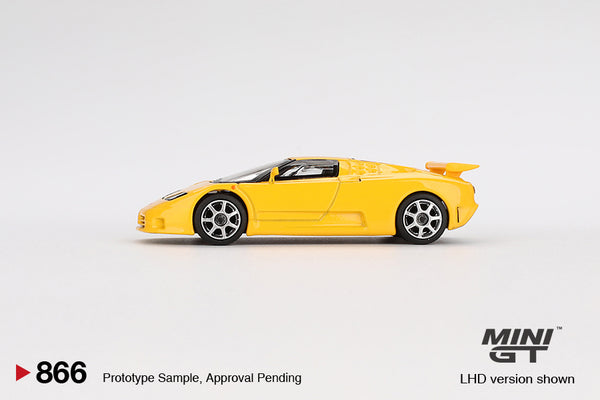 MINI GT 0866 - Bugatti EB110 Super Sport Giallo Bugatti