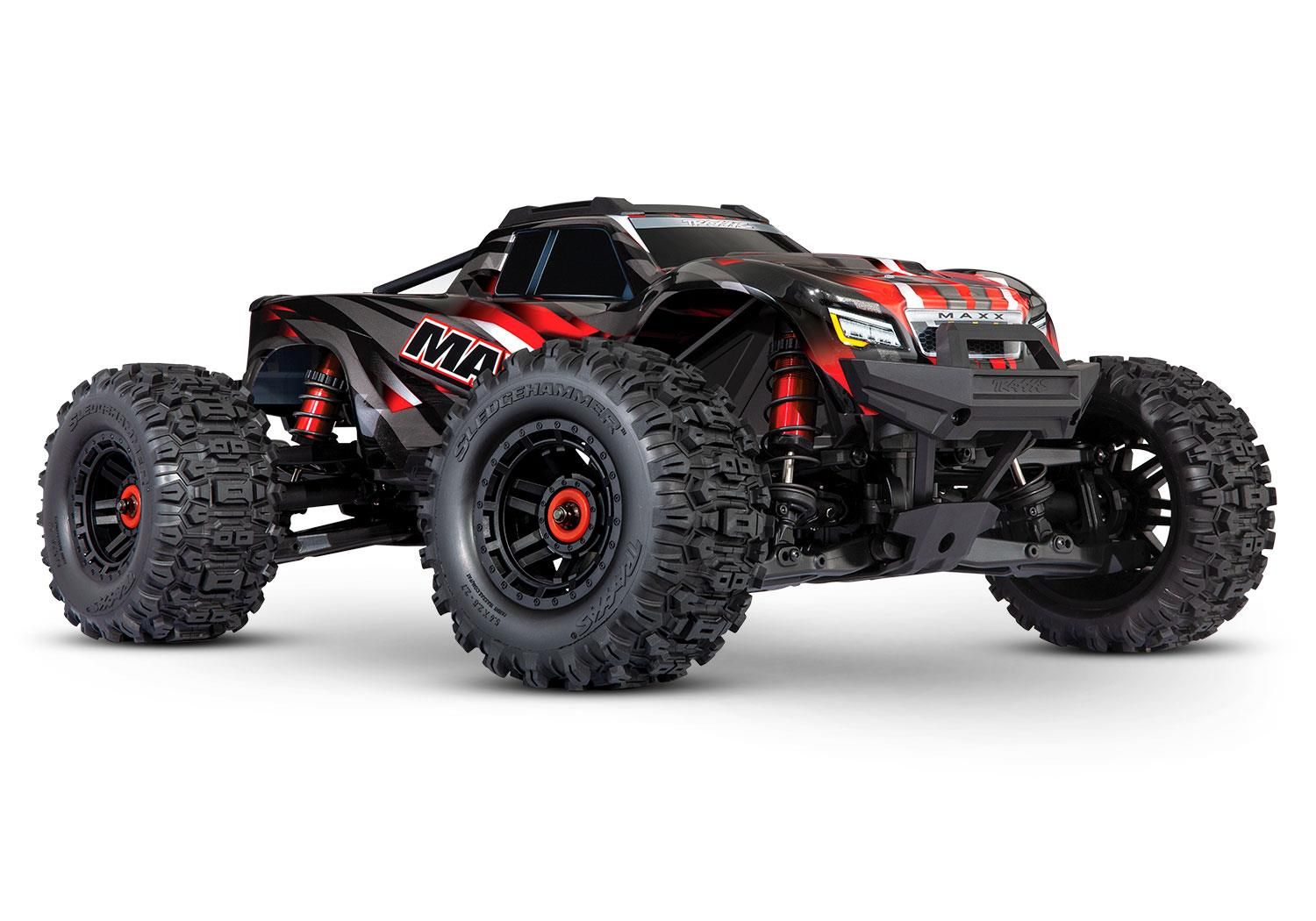 Traxxas Wide Maxx 4S Brushless Monster Truck 4WD - Rood