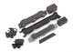 Traxxas TRX8919R - Battery hold-down/ mounts (front & rear)/ battery compartment spacers/ foam pads