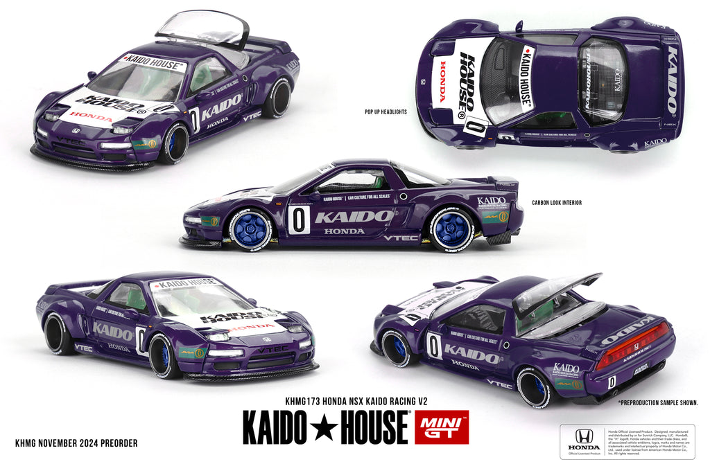 KAIDO HOUSE X MINI GT 0173 - Honda NSX Kaido Racing V2