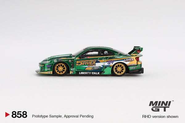 MINI GT 0858 - Nissan LB-Super Silhouette S15 SILVIA LBWK 2024 Fausto Racing