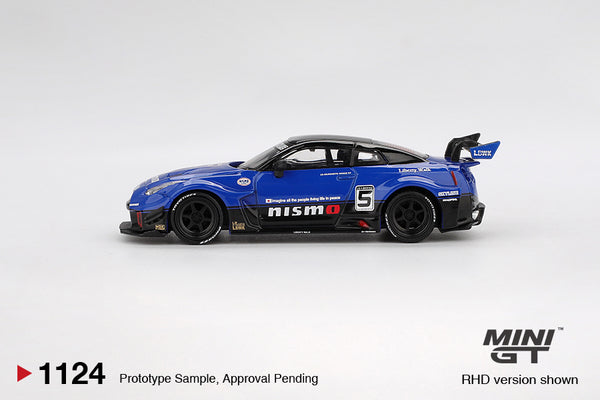 MINI GT 1124 - LB-Silhouette WORKS GT NISSAN 35GT-RR Ver.2 Blue