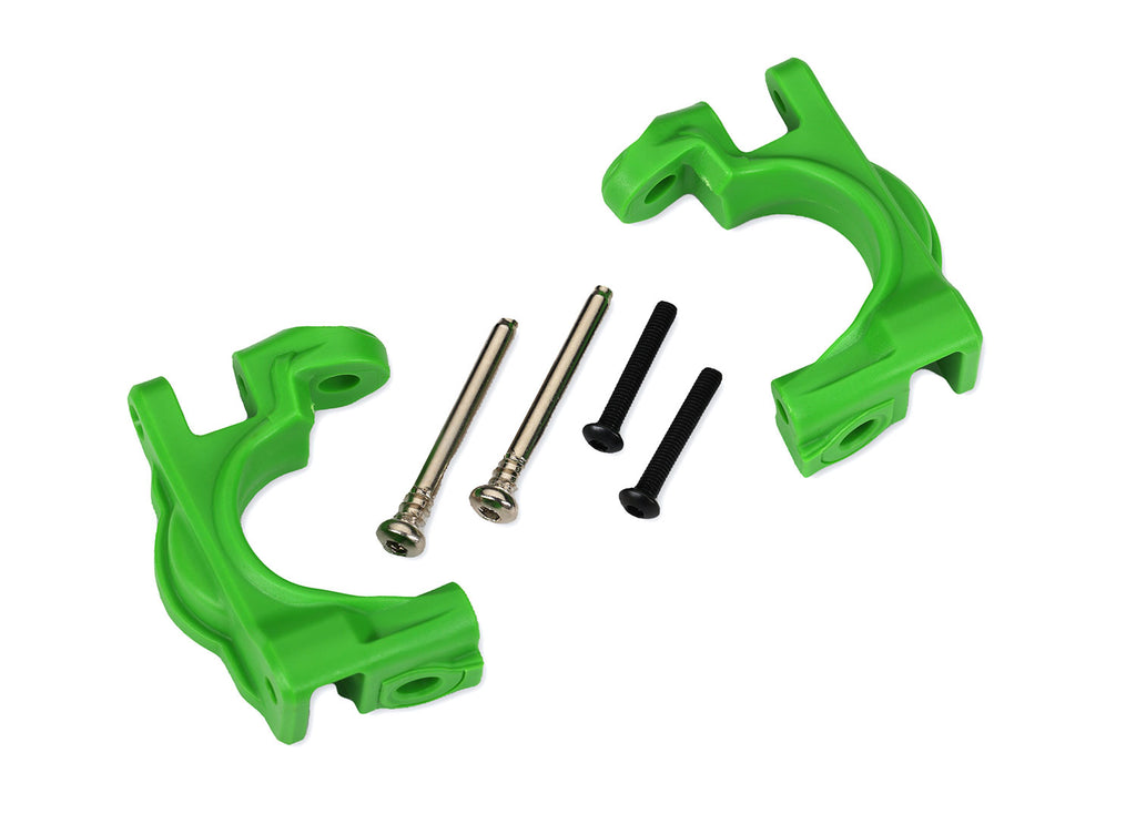 Traxxas TRX9032G - Caster blocks (c-hubs), extreme heavy duty, green (left & right)