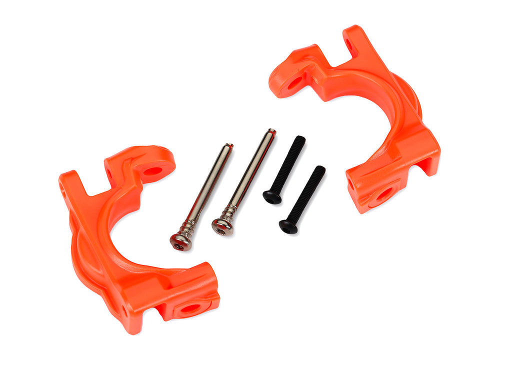 Traxxas TRX9032T - Caster blocks (c-hubs), extreme heavy duty, orange (left & right)
