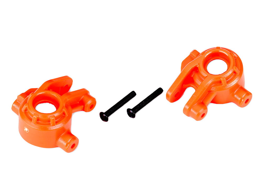 Traxxas TRX9037T - Steering blocks, extreme heavy duty, orange (left & right)