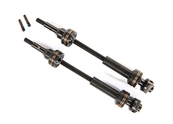 Traxxas TRX9051X - Driveshafts, front, steel-spline constant-velocity (2)
