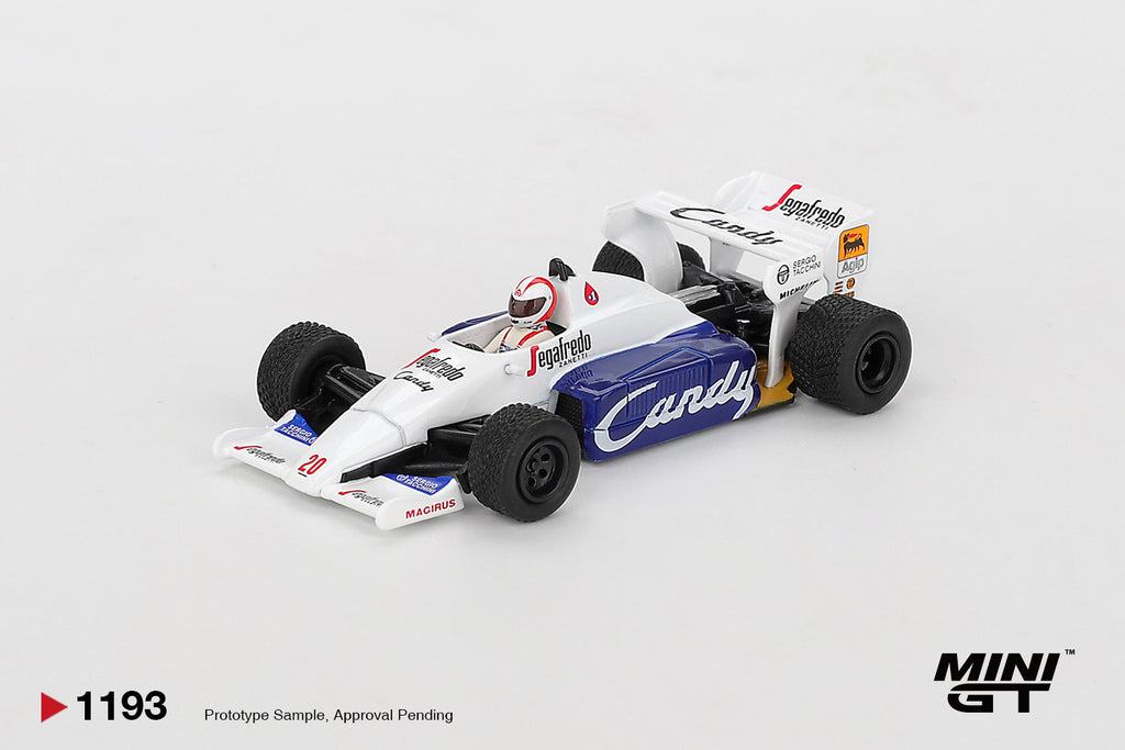 MINI GT 1193 - Toleman TG184 #20 Johnny Cecotto 1984 Monaco Grand Prix