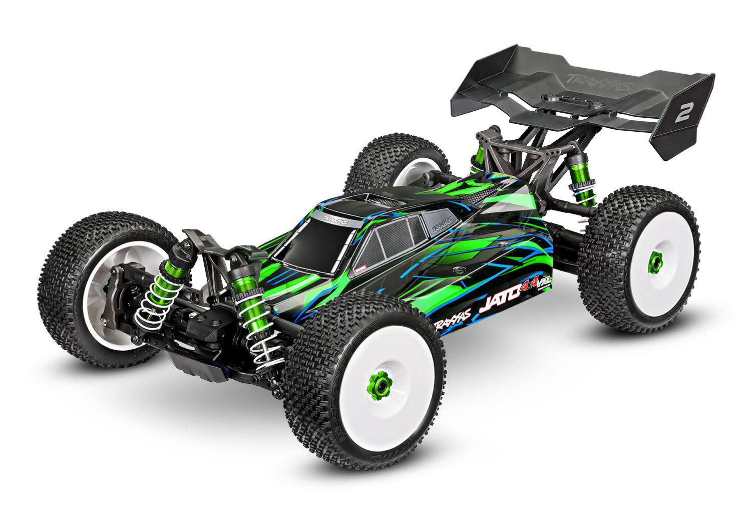 Traxxas Jato 4X4 VXL 4S Buggy - Groen