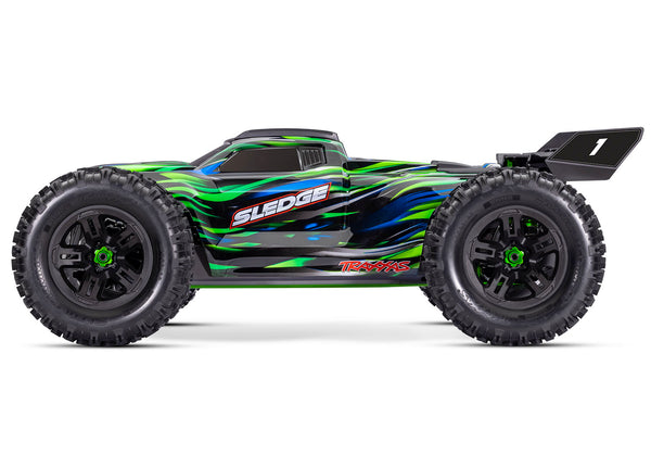Traxxas Sledge Belted 1/8 6S - Groen